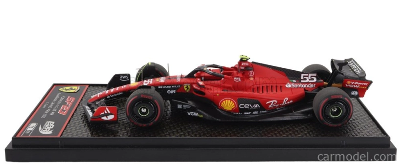 Bbr-models Ferrari F1 Sf-23 Team Scuderia Ferrari N 55 4th Bahrain Gp 2023 Carlos Sainz 1:43 Red Black