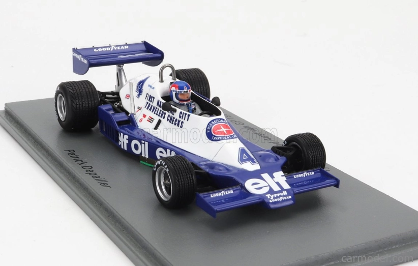 Spark-model Tyrrell F1 008 N 4 2nd Austrian Gp 1978 P.depailler 1:43 Blue White