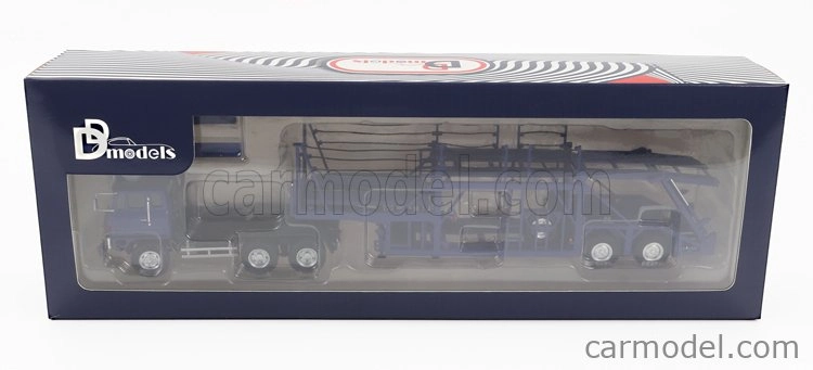 Dd-models Mitsubishi Fuso Fv Truck Car Transporter - autá nie sú súčasťou balenia 1:64 modrá