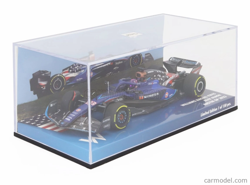 Minichamps Williams F1 Fw45 Team Williams Racing Gulf N 23 Austin Usa Gp 2023 Alexander Albon 1:43 Modrá čierna
