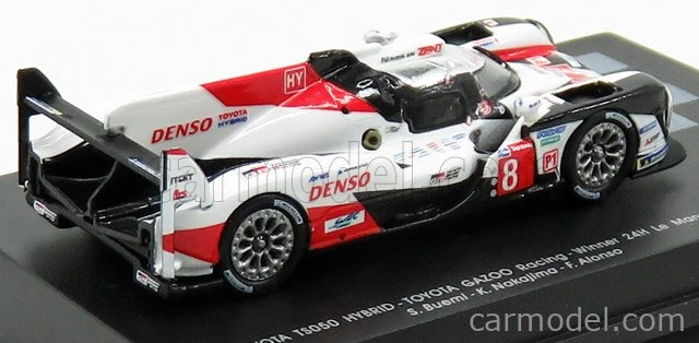 Spark-model Toyota Ts050 Hybrid Team Toyota Gazoo Racing N 8 Winner 24h Le Mans 2019 S.buemi - K.nakajima - F.alonso 1:87 Biela červená čierna