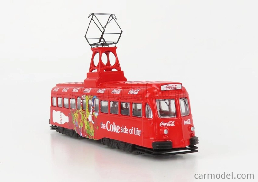 Corgi Blackpool Decker Single Tram Bus Coca-cola Coke Side Of The Life 1937 1:76 červená biela