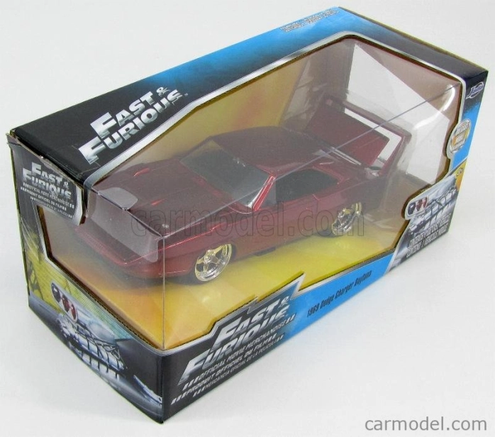 Jada Dodge Dom's Charger Daytona 1969 - Fast & Furious Vi (2012) 1:24 Červená farba