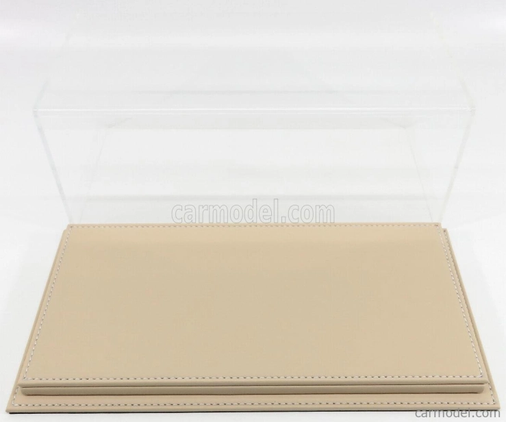 Atlantic Vetrina display box Molhouse Base In Pelle - Leather Base Beige - Lungh.lenght Cm 32.5 X Largh.width Cm 16.5 X Alt.height Cm 12.5 (altezza Interna 10.6 Cm ) 1:18 Plastový Displej
