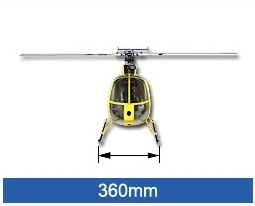 ALIGN - maketa trupu Hughes 500E - T-REX 600