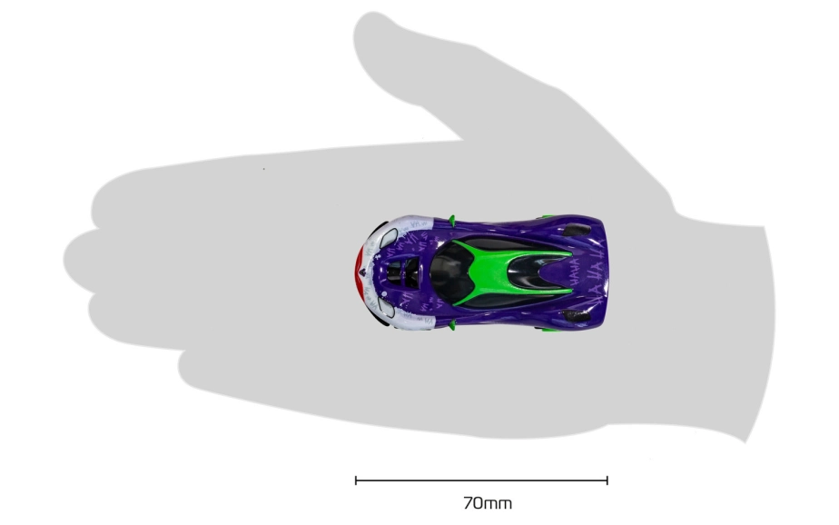 Autodráha MICRO SCALEXTRIC G1155M - Batman vs Joker (Battery Powered) (1:64)