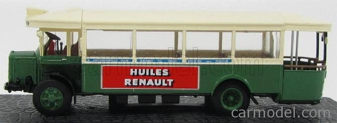 Edicola Renault Tn6c2 Autobus Pte Des Lilas 1932 - Damage Display Box 1:72 Zelená Bílá