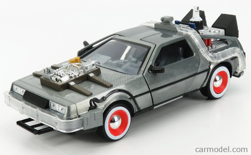 Jada De lorean Time Machine - Back To The Future 3 - Ritorno Al Futuro 3 1:24 Silver