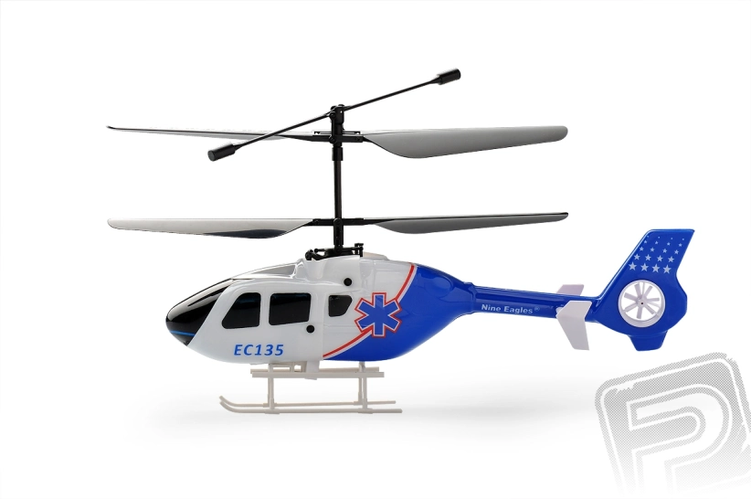 RC vrtuľník EC 135, bielo-modrý