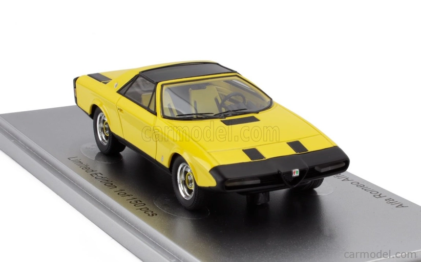 Kess-model Alfa romeo Alfetta Spider Pininfarina Closed 1972 1:43 Yellow