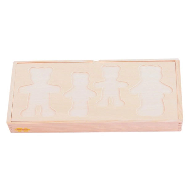 Bigjigs Toys Oblékací puzzle Medvědí rodinka