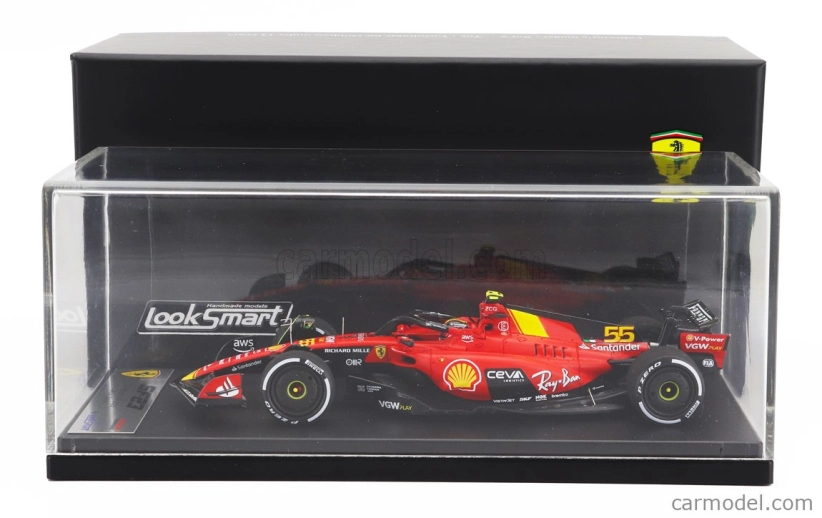 Looksmart Ferrari F1  Sf-23 Team Scuderia Ferrari N 55 Monza Gp 2023 Carlos Sainz 1:43 Červená Černá