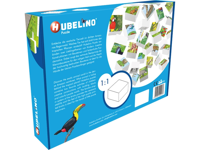 HUBELINO Puzzle – Zvieratá v pralese