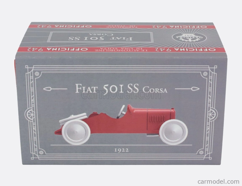 Officina-942 Fiat 501 Ss Corsa Spider 1922 1:43 červená