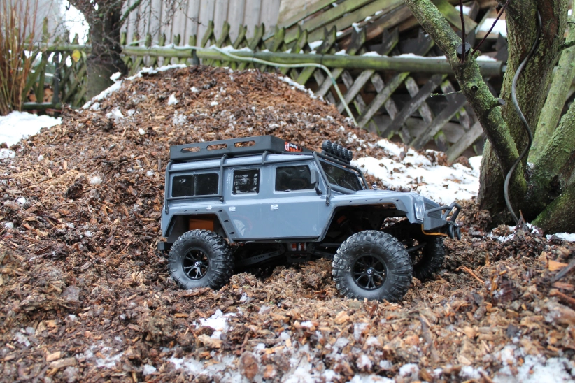 RC auto DF-4J XXL CRAWLER 2020, šedý