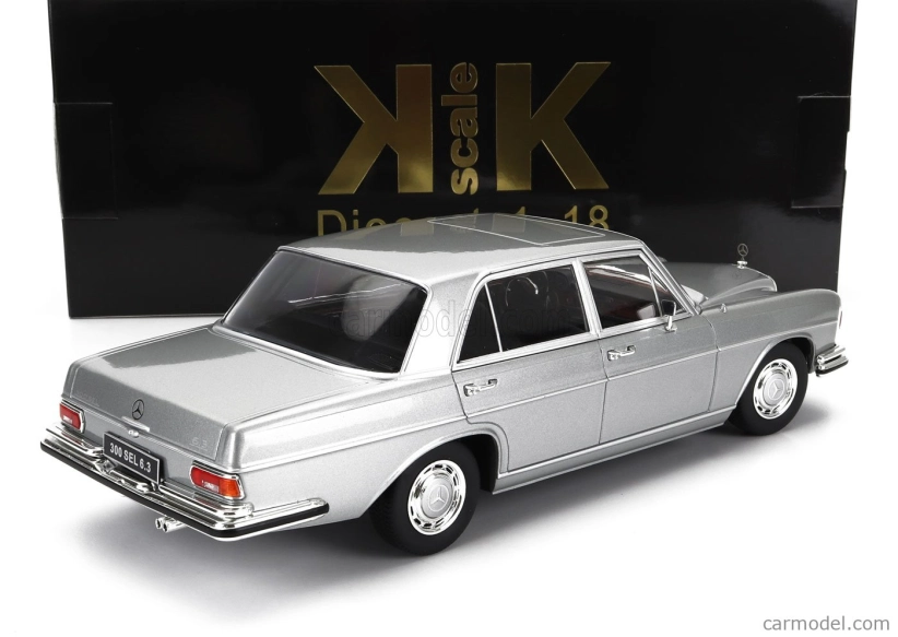 Mercedes benz S-class 300sel 6.3 (w108) 1967-1972 1:18 Strieborná
