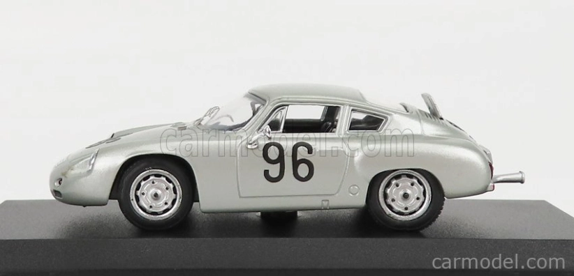 Best-model Porsche 356 Carrera Abarth N 96 Targa Florio 1961 Linge - Von Hanstein 1:43 Silver