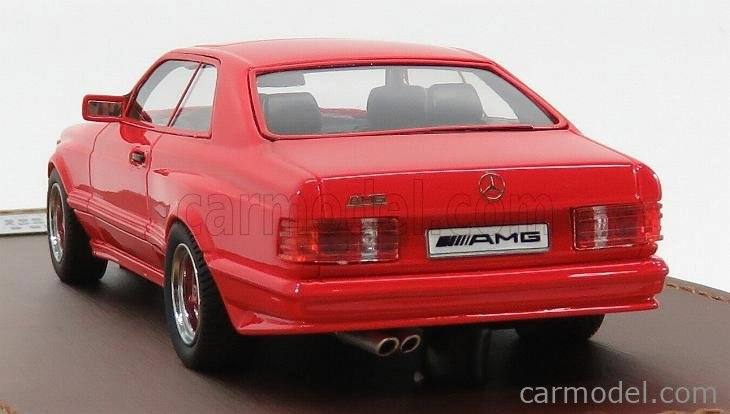 Glm-models Mercedes benz S-class 560sec 6.0 Amg (c126) Coupe 1984 1:43 Red