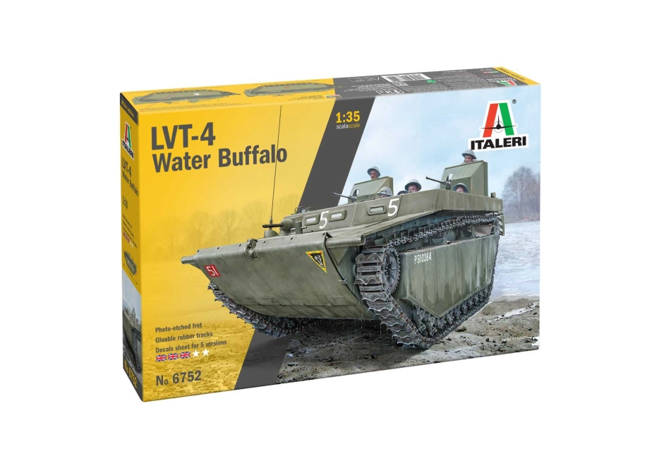 Italeri Tank Lvt-4 Water Buffalo Military 1945 1:35 /