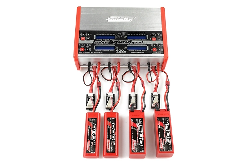 Eclips 4400 QUAD - AC/DC - 400W - LCD - 4x 1-6 Li-Xx - 1-15 Ni-Xx