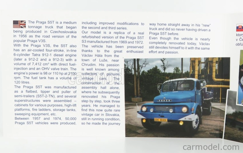 Autocult Praga S5t Truck S3 Tuning Design 1969 1:43 Blue