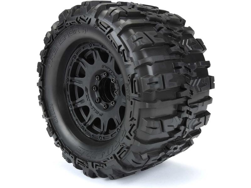 Pro-Line kolo 3.8", pneu Trencher HP Belted, disk Raid H17 černý (2)