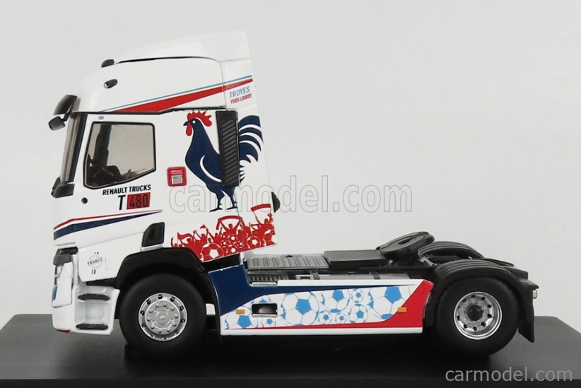 Eligor Renault T480 Tractor Truck 2-assi 2021 1:43 Bílá