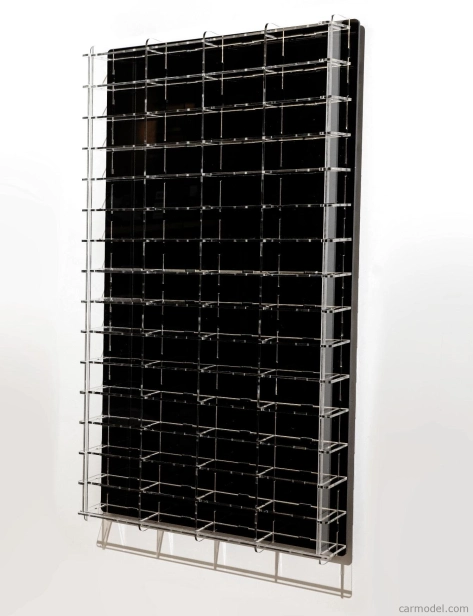 Atlantic Vetrina display box Espositore - Pre 60 Cars 1/64 Lungh.lenght Cm 46.0 X Largh.width Cm 8.0 X Alt.height Cm 78.0 (altezza Utile Tra I Ripiani Cm 4.5 Inner Height Among Shelves) 1:64 Plastic Display