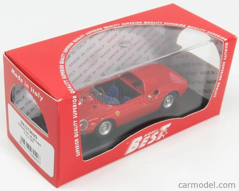 Najlepší model Ferrari 250lm Spider N 0 Prova 1965 1:43 Red