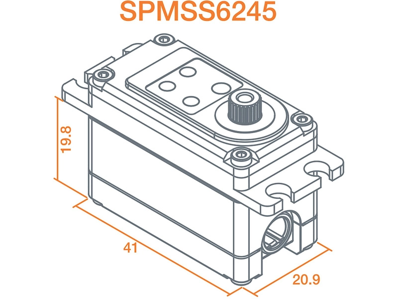 Spektrum servo S6245 Car High Speed High Torque