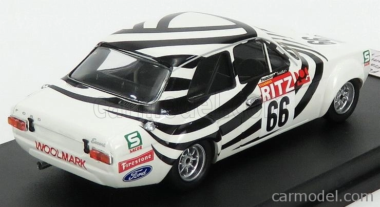 Trofeu Ford england Escort Mki N 66 Winner Montes Claros 1971 Francisco Santos 1:43 Bílá Černá