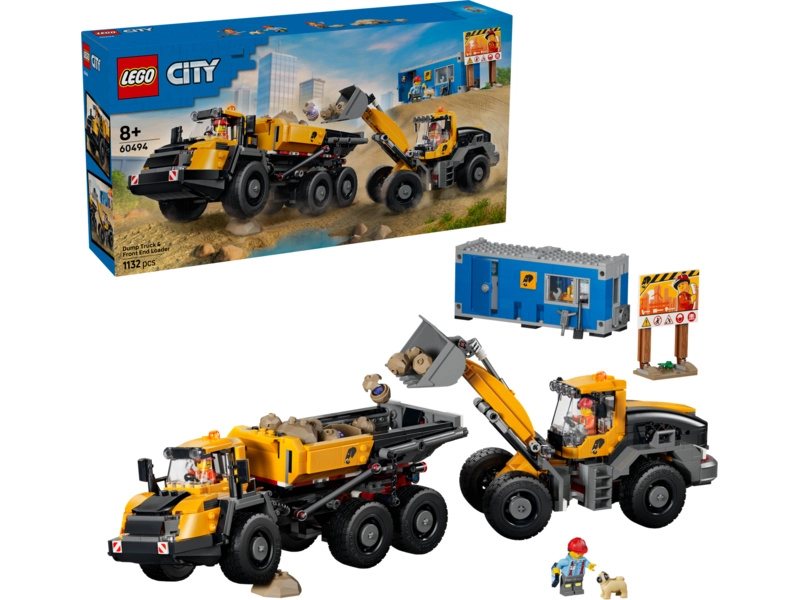LEGO City - Sklápač a čelný nakladač