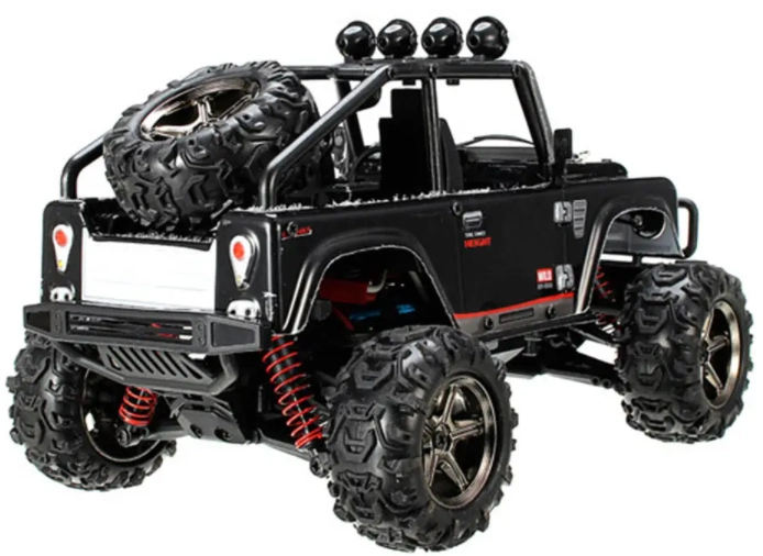 RC auto JEEP Subotech Brave, stříbrná