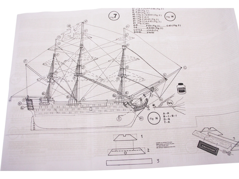 MINI MAMOLI H.M.S. Victory 1:325 kit