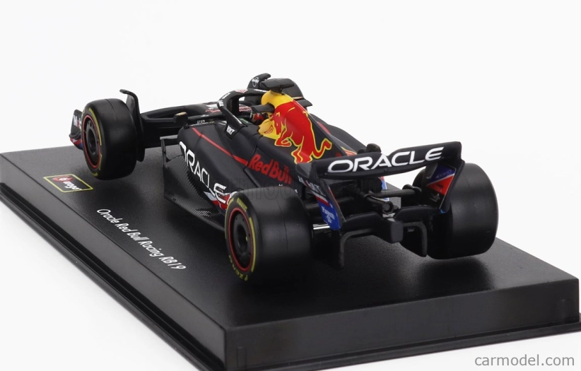 Bburago Red bull F1 Rb19 Team Oracle Red Bull Racing N 1 World Champion Winner Austin Usa Gp 2023 Max Verstappen – With Pilot And Showcase 1:43 Matt Blue