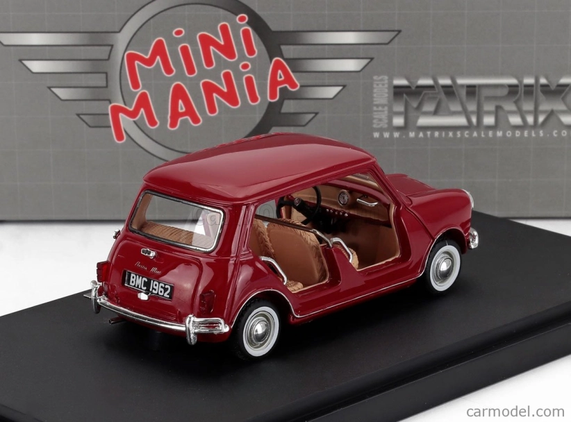 Modely v mierke Matrix Mini Beach Car 1962 1:43 Červená
