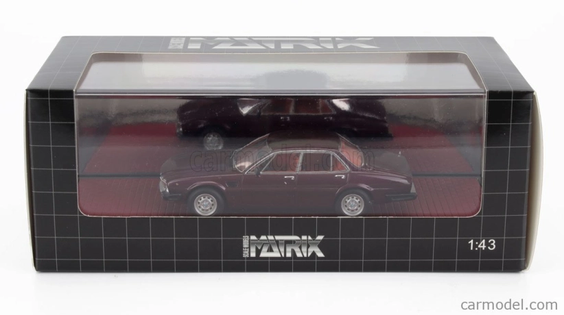 Matrix scale models De tomaso Deauville 2-series 1983 1:43 Red Met