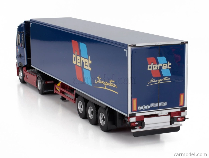 Eligor Renault T-high Truck Cassonato Deret Transports 2023 1:43 Modrá