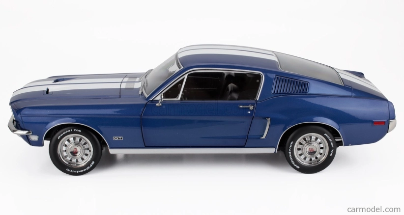 Kk-scale Ford usa Mustang Gt Fastback Coupe 1968 1:12 Blue White