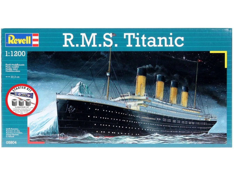 Revell R.M.S. Titanic (1:1200) (štartovacia súprava)