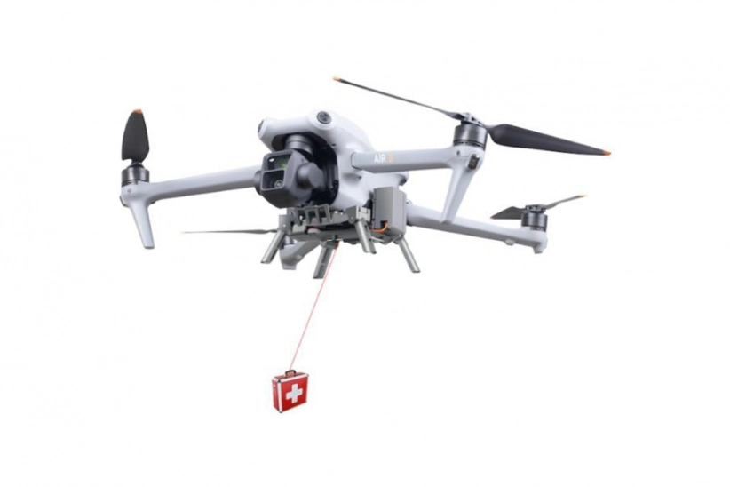 DJI AIR 3 – závesný systém a podvozok