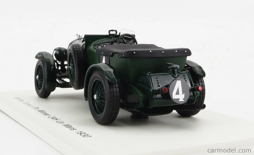 Spark-model Bentley Speed Six 6.6l Team Bentley Motors Ltd N 4 Winner 24h Le Mans 1930 W.barnato - G.kidston 1:43 Black