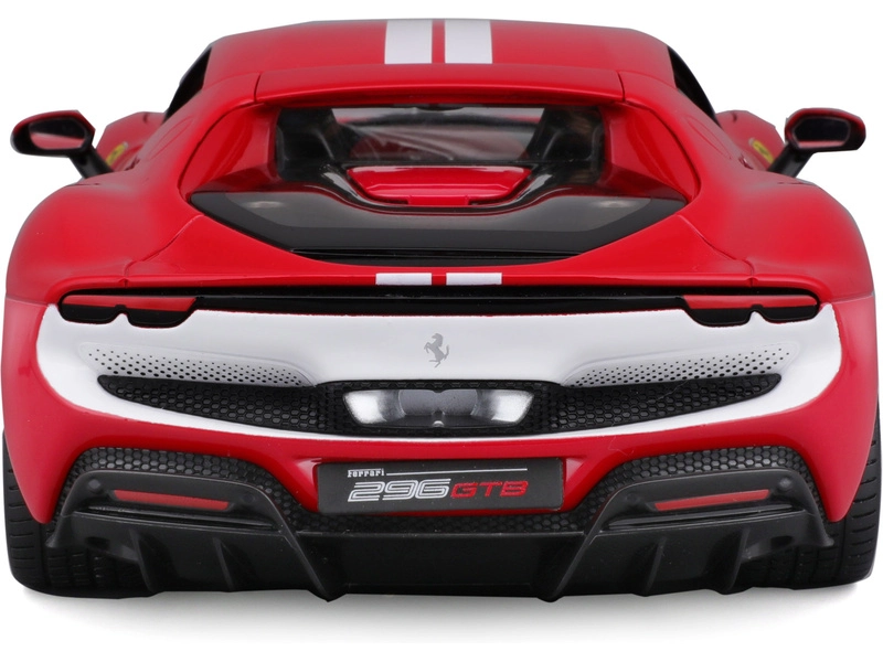 Bburago Ferrari 296 Gtb Assetto Fiorano 2022 1:18 Červená Bílá