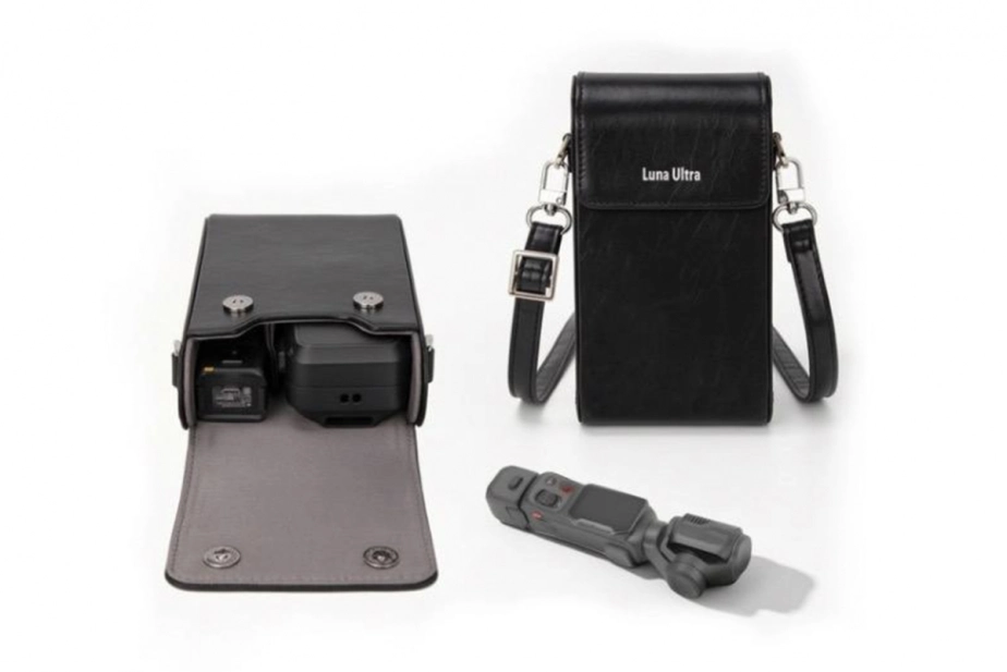 Insta360 – Úložné puzdro vo vintage štýle pre Insta360 Luna Ultra (Black)