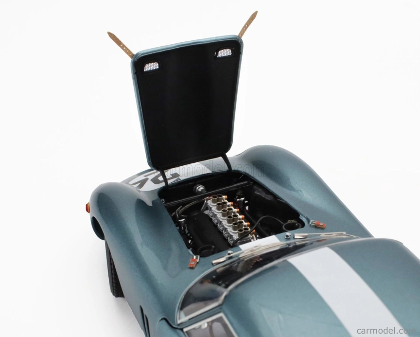 Kyosho Ferrari 250 Gto Coupe N 24 12h Sebring 1962 Philip Hill - Olivier Gendebien 1:18 Modrá
