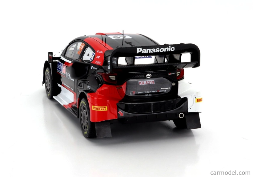 Ixo-models Toyota Yaris Gr Hybrid Rally1 Team Toyota Gazoo Racing Wrt N 97 5th Rally Finland 2023 Jari Matti Latvala - Juho Hanninen 1:18 Bílá Červená Černá