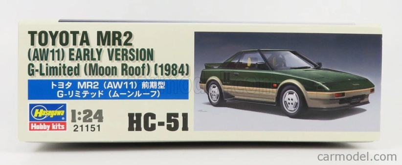 Hasegawa Toyota Mr2 (aw11) 1984 1:24 /