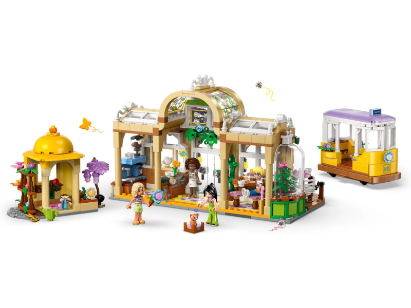 LEGO Friends - kaviareň plná rastlín a kvetinárstvo