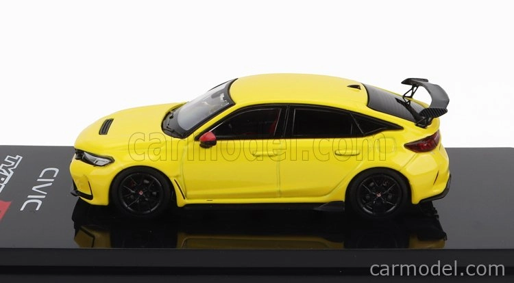 Zapaľovanie-model Honda Civic Type-r (fl5) 2020 1:64 Žltá