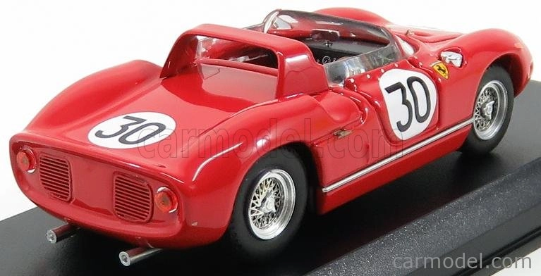 Art-model Ferrari 250p Spider Ch.0810 N 30 Winner 12h Sebring 1963 Surtees - Scarfiotti 1:43 Red